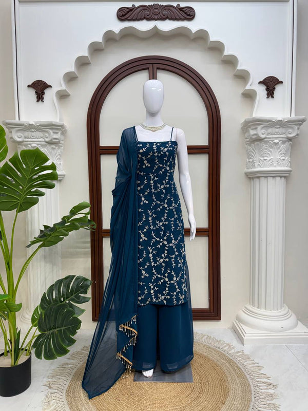 Royal Teal Blue 3-Piece Suit Set - photo 1