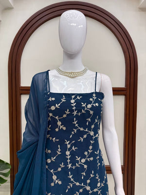 Royal Teal Blue 3-Piece Suit Set - photo 2