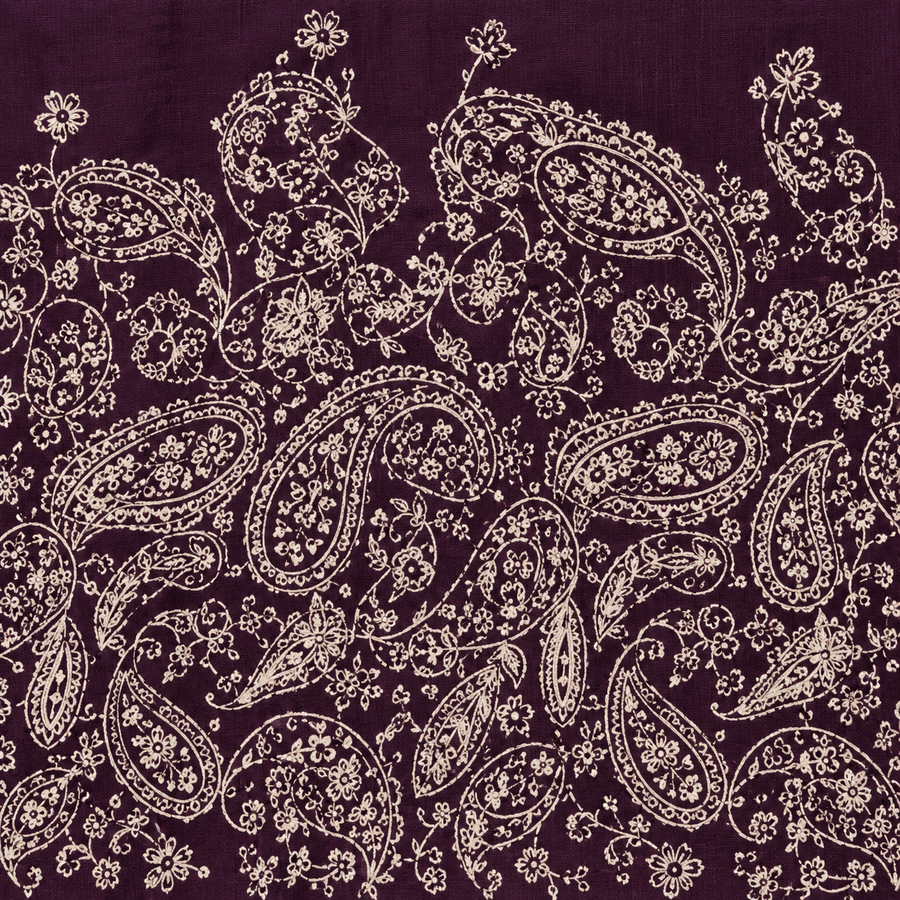 Wine Purple Cotton Kurta & Wide-Leg Pants - photo 7