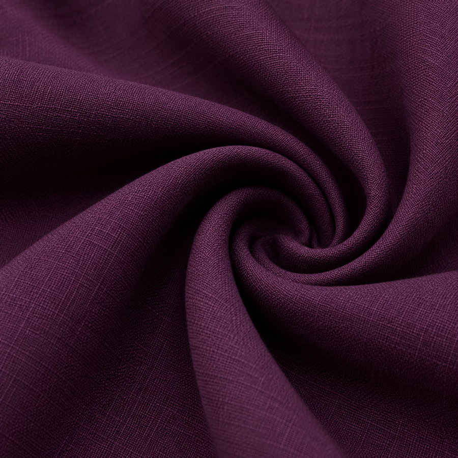 Wine Purple Cotton Kurta & Wide-Leg Pants - photo 8