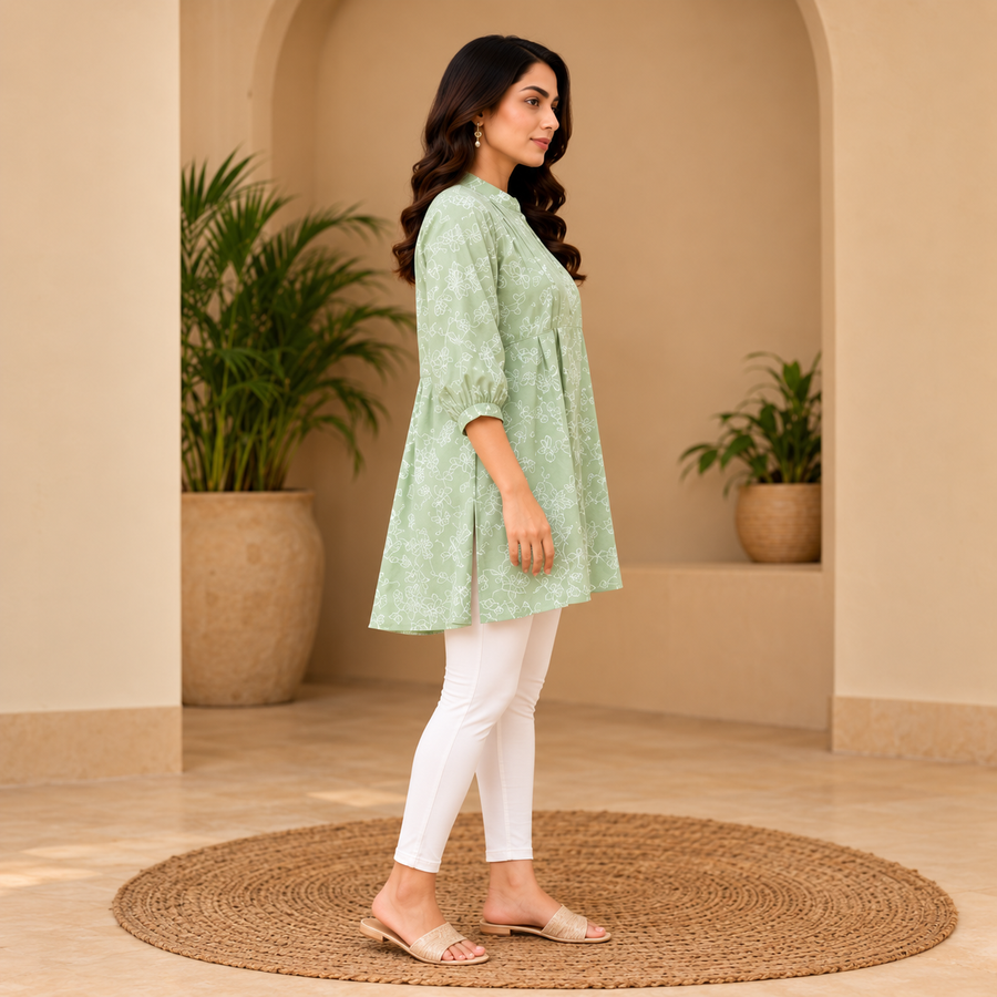 Gardenia Printed Cotton Tunic - photo 3