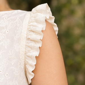 Ivory Aura Embellished Cotton Tunic - photo 5